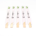 Japanische Großhandel kundenspezifische Einweg-Bambus-Zwillings-Sushi-Essstäbchen